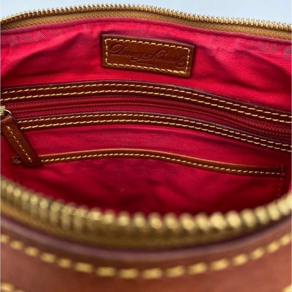 Dooney & Bourke Cognac Ostrich Hobo - Picture 8 of 11